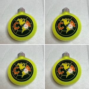 Ornaments Águilas del América  set of 4